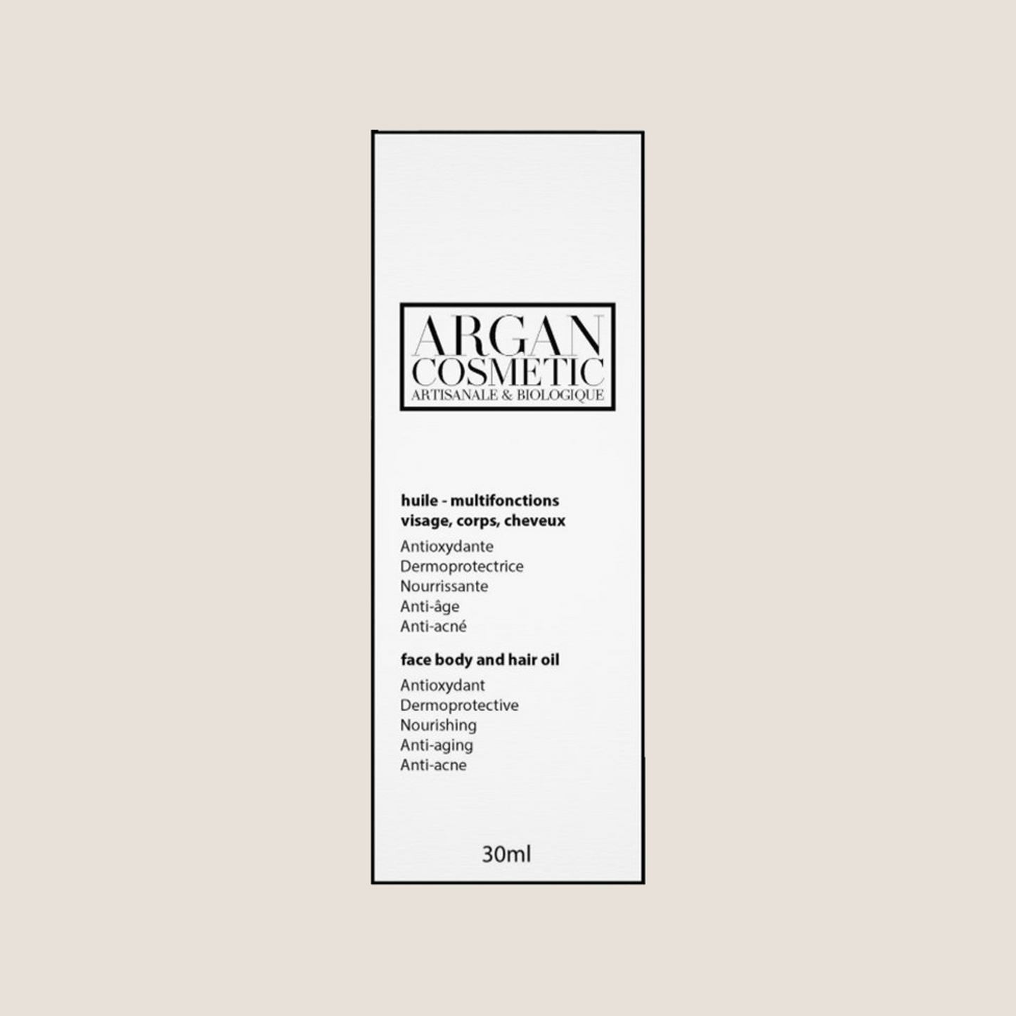 Huile d'argan pure d'exception
